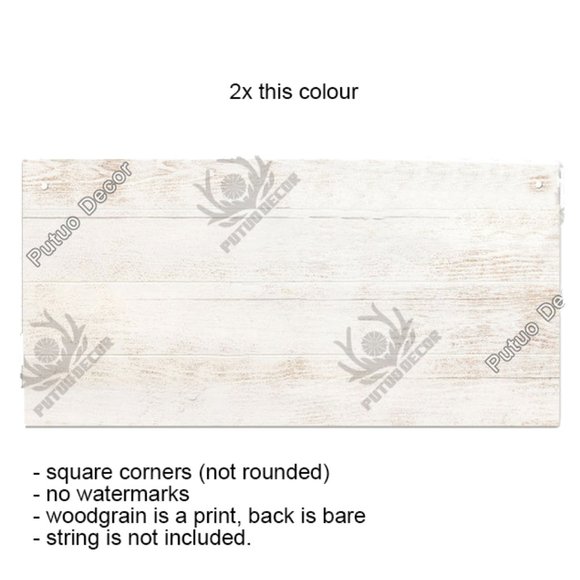 7/$25. 4x Wooden Sign Blanks BNIP - Picture 2 of 5